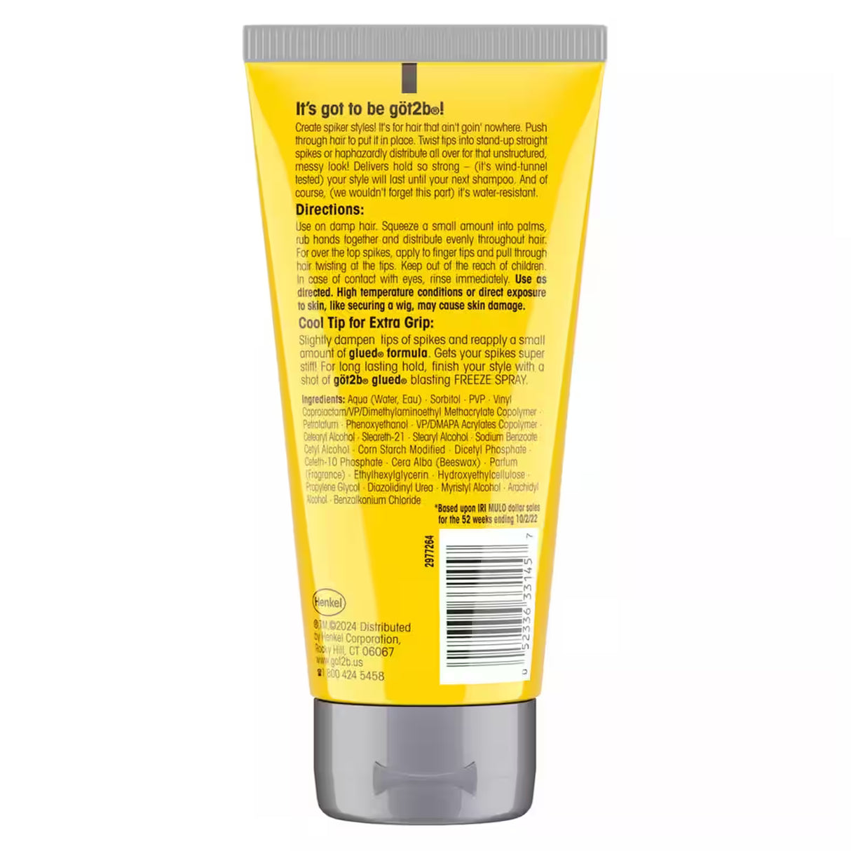Got2b Spiking Glue Hair Gel - 6 oz - 6 Pack