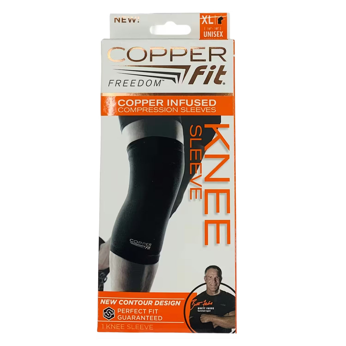 Copper Fit Compression Knee Sleeve – X-Large - 12 Pack