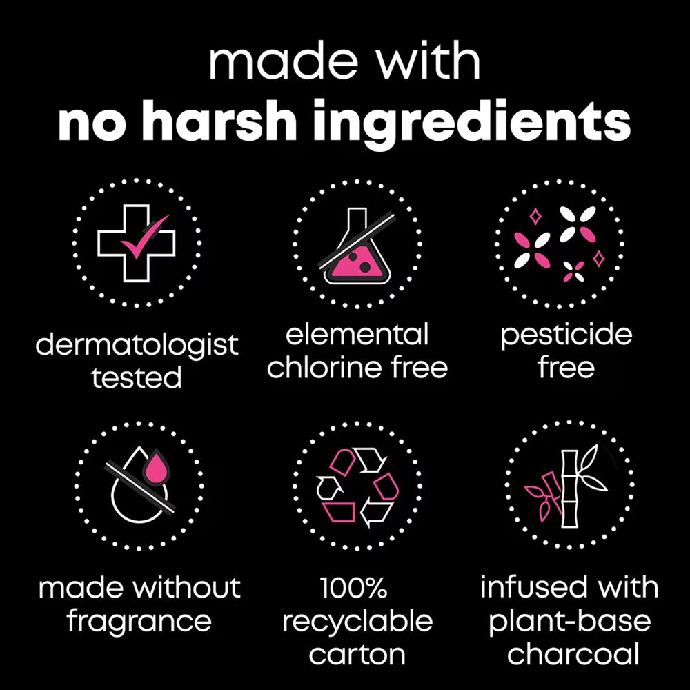 U by Kotex Balance Ultra Thin Maxi Pads with Wings - 18 Ct - 6 Pack