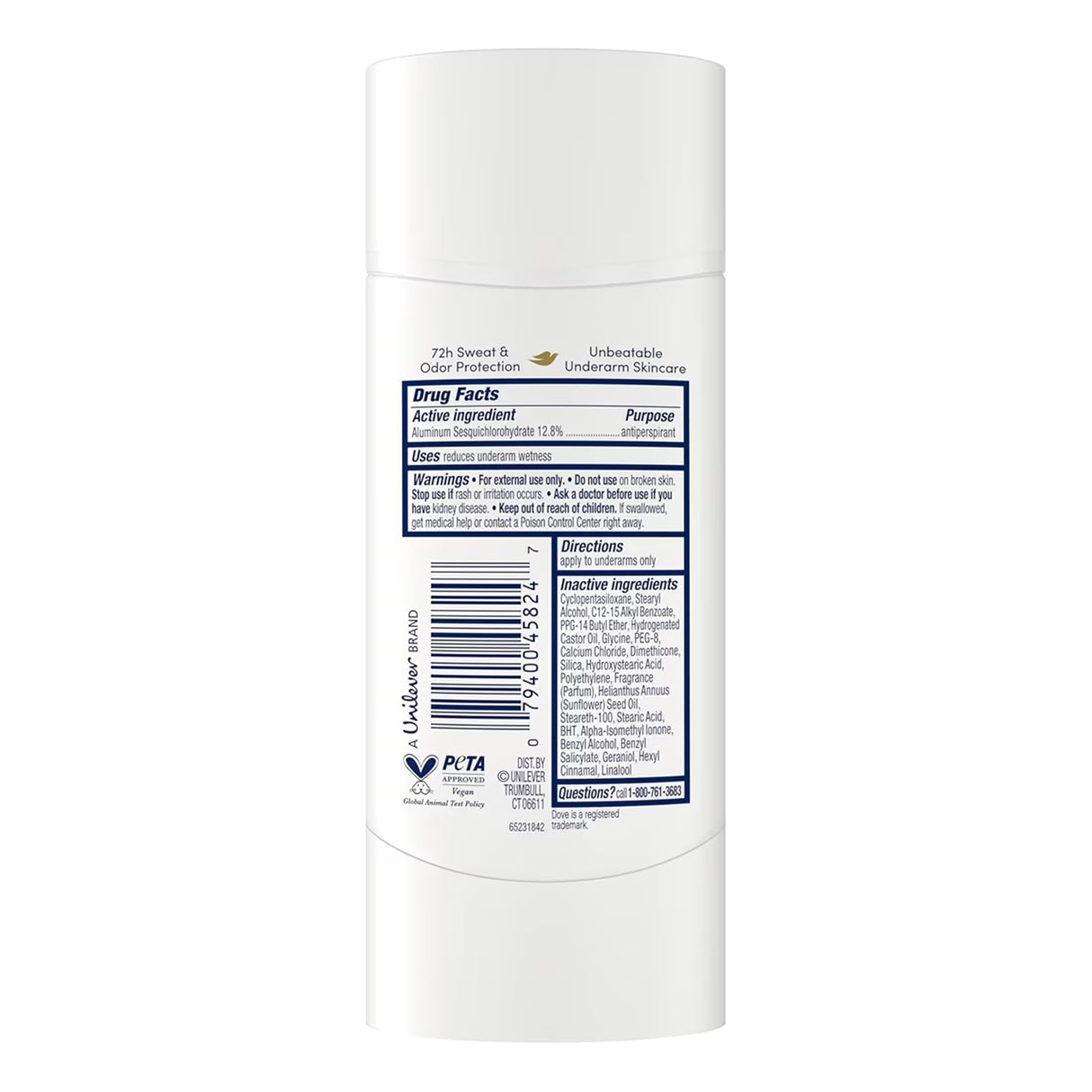 Dove Advanced Care Apple & White Tea Antiperspirant Deodorant Stick - 2.6 oz - 12 Pack