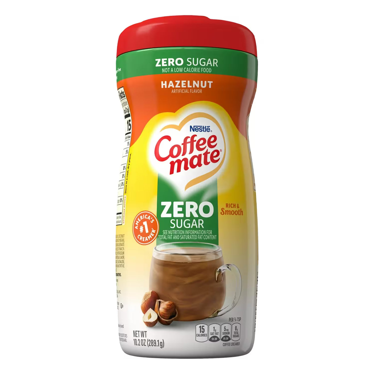 Nestlé Coffee-mate Sugar Free Hazelnut Powdered Coffee Creamer 10.2 oz – 6 Pack