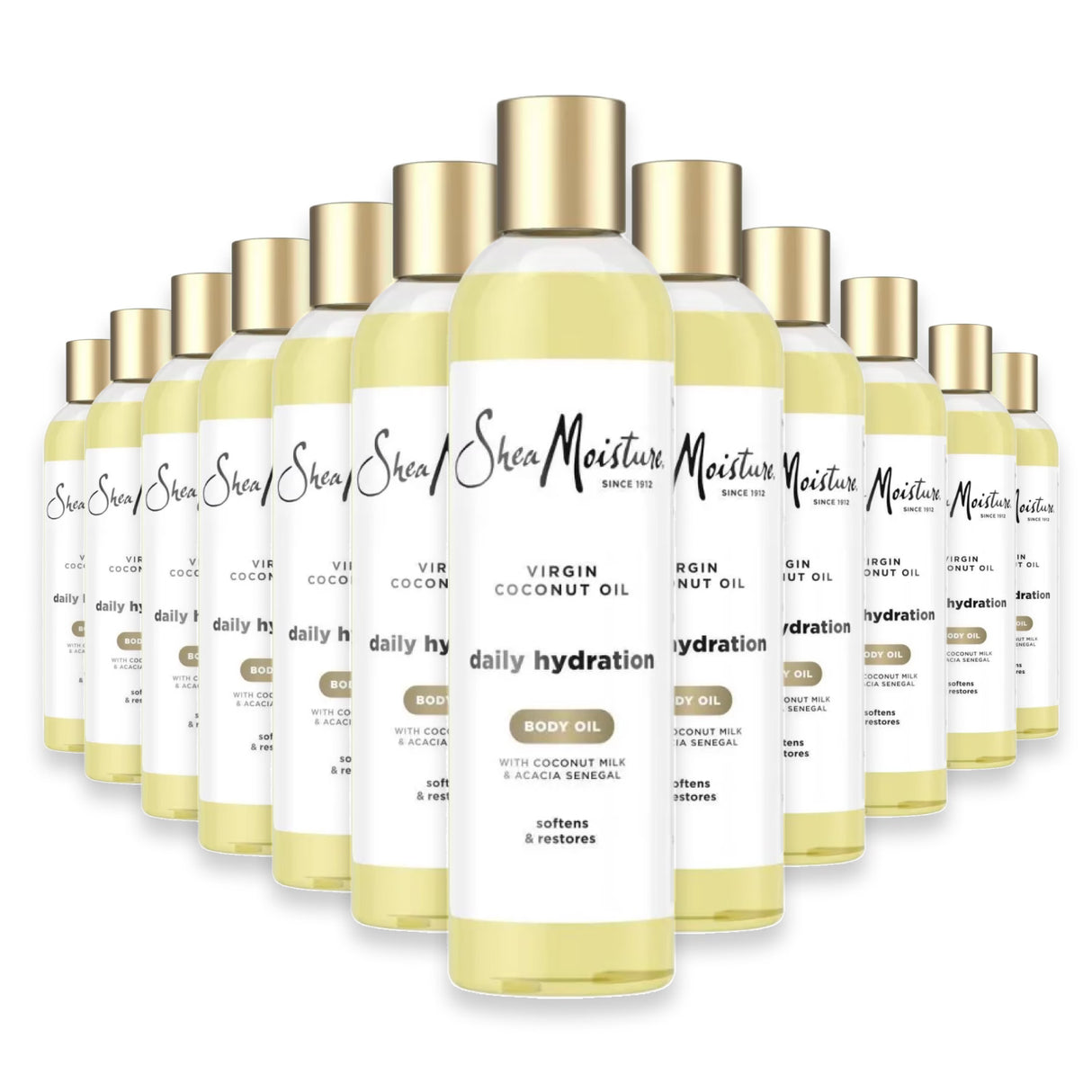SheaMoisture Coconut Daily Hydration Body Oil, 8oz - 24 Pack