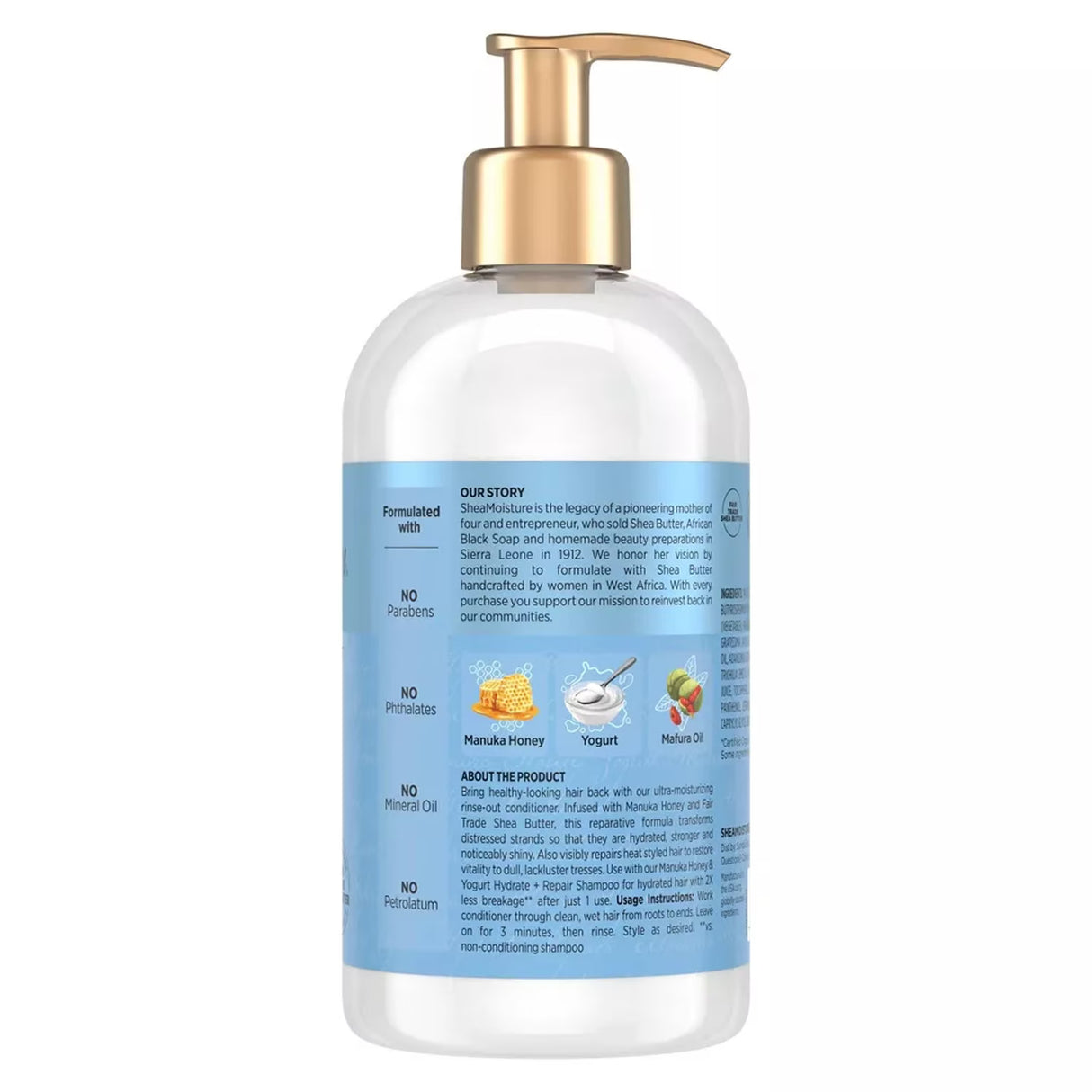 SheaMoisture Manuka Honey & Yogurt Hydrate + Repair Conditioner - 13 fl oz - 12 Pack