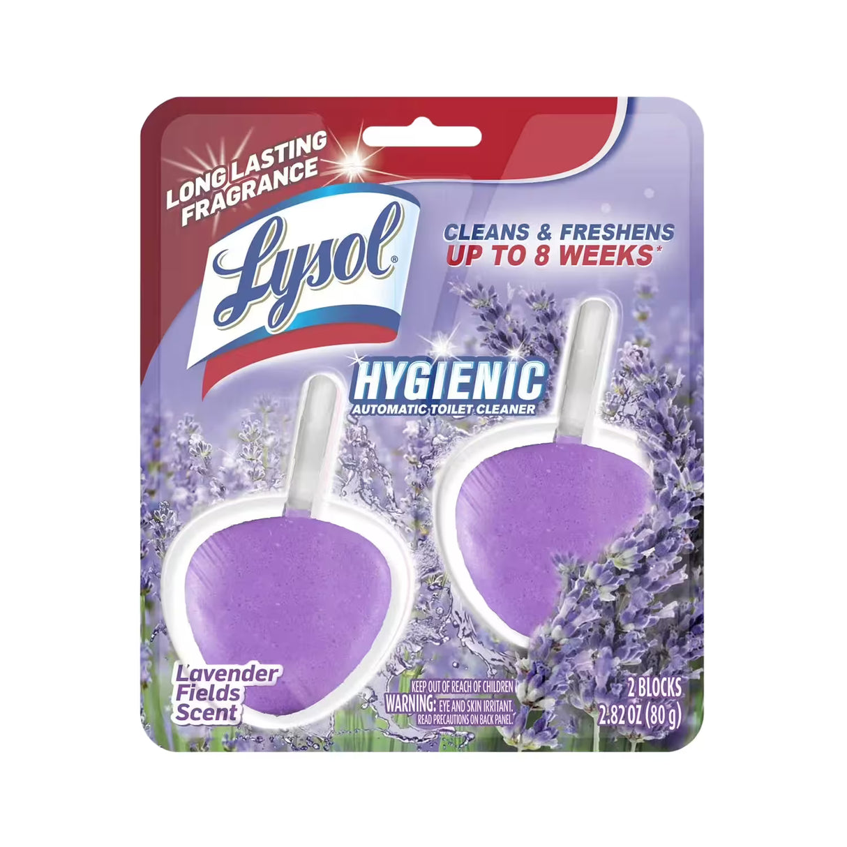 Lysol Bowl No-Mess Lavender, 2 ct – 4 Pack