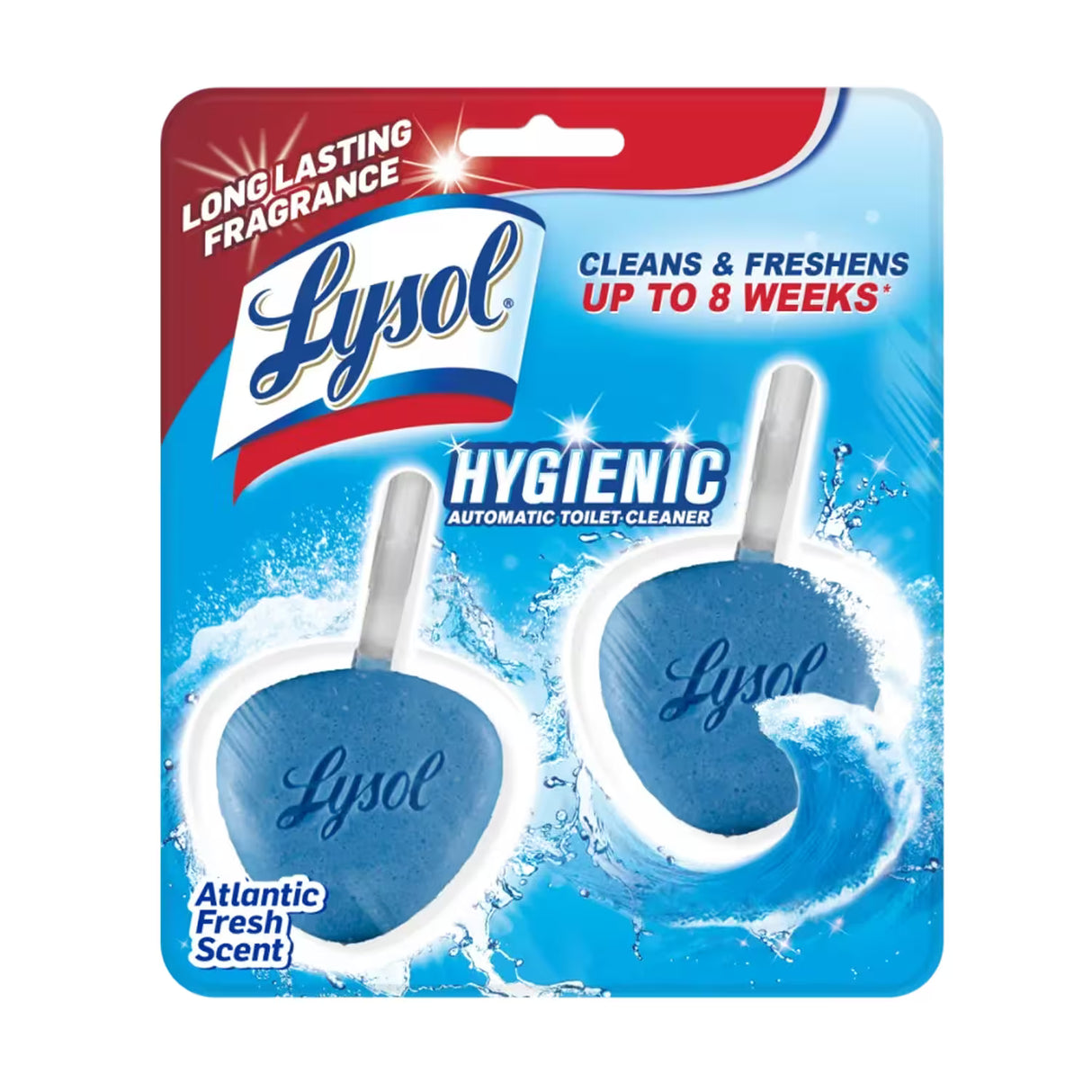 Lysol Bowl No-Mess Ocean Fresh, 2 ct – 4 Pack