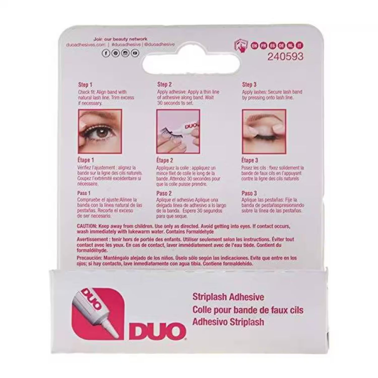 DUO Strip Lash Adhesive Dark – 0.25 oz – 36 Pack