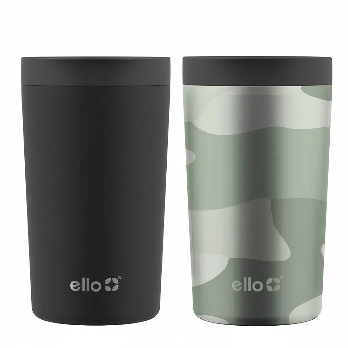 Ello Single Serve friendly Jones 11 oz - 2 Pack ( Black / Camo )