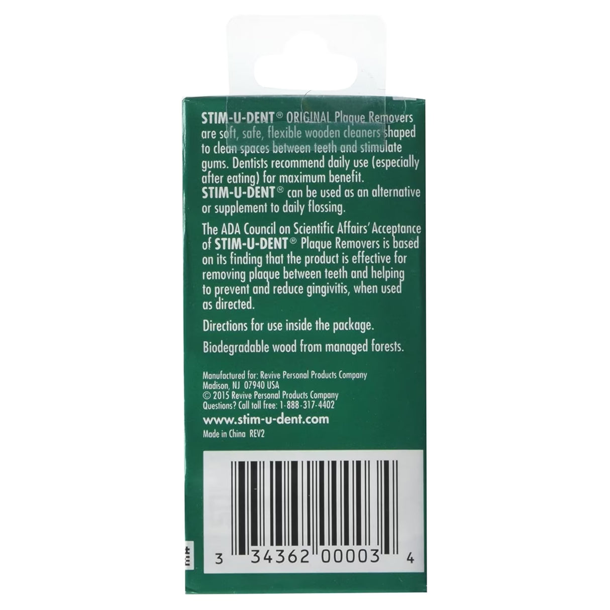 Stim-U-Dent Mint Plaque Removers - 100ct - 48 Pack