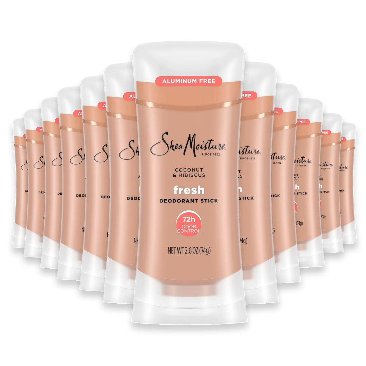 SheaMoisture Coconut Hibiscus Deodorant - 2.6 oz - 12 Pack