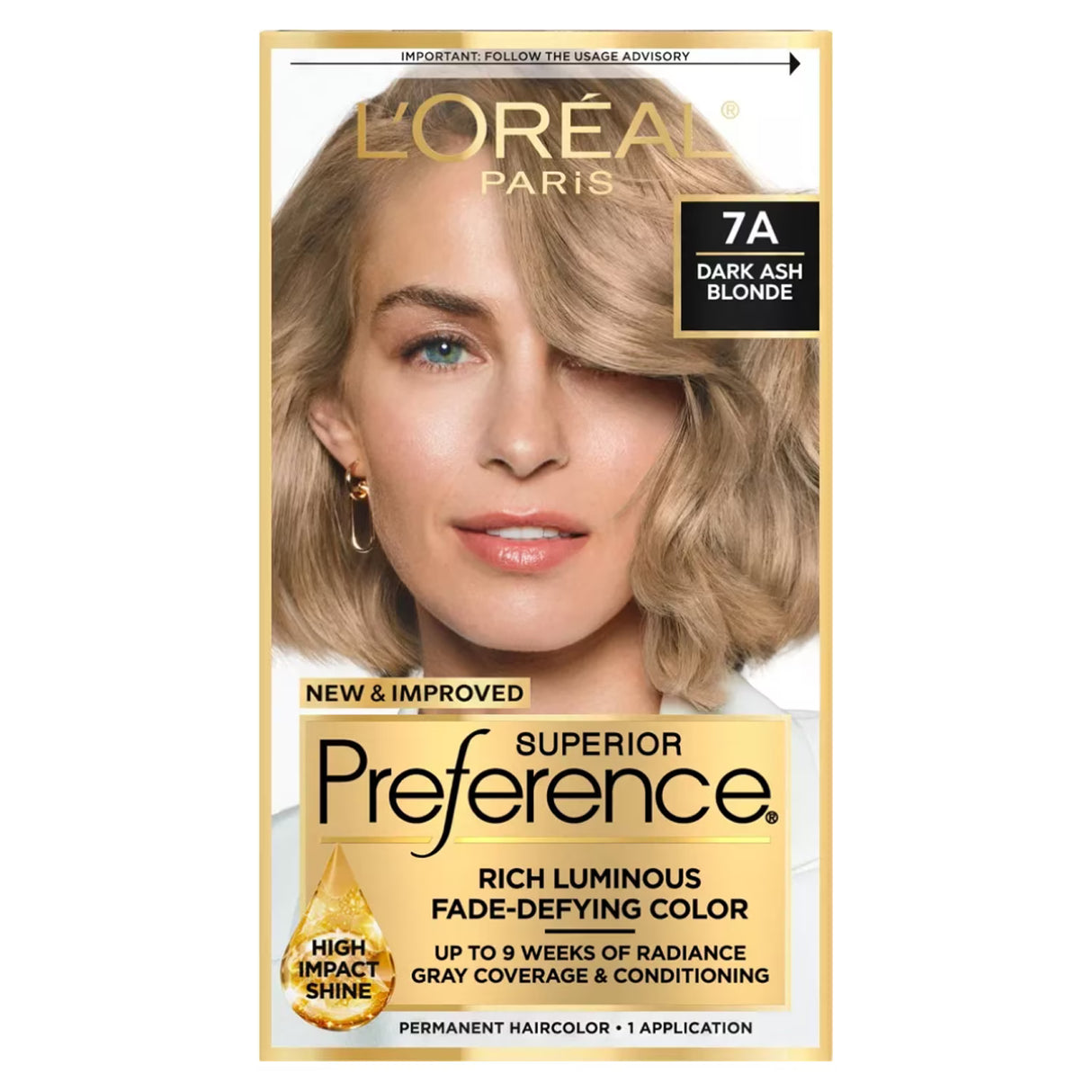 L’Oréal Superior Preference 7A Dark Ash Blonde - 12 Pack
