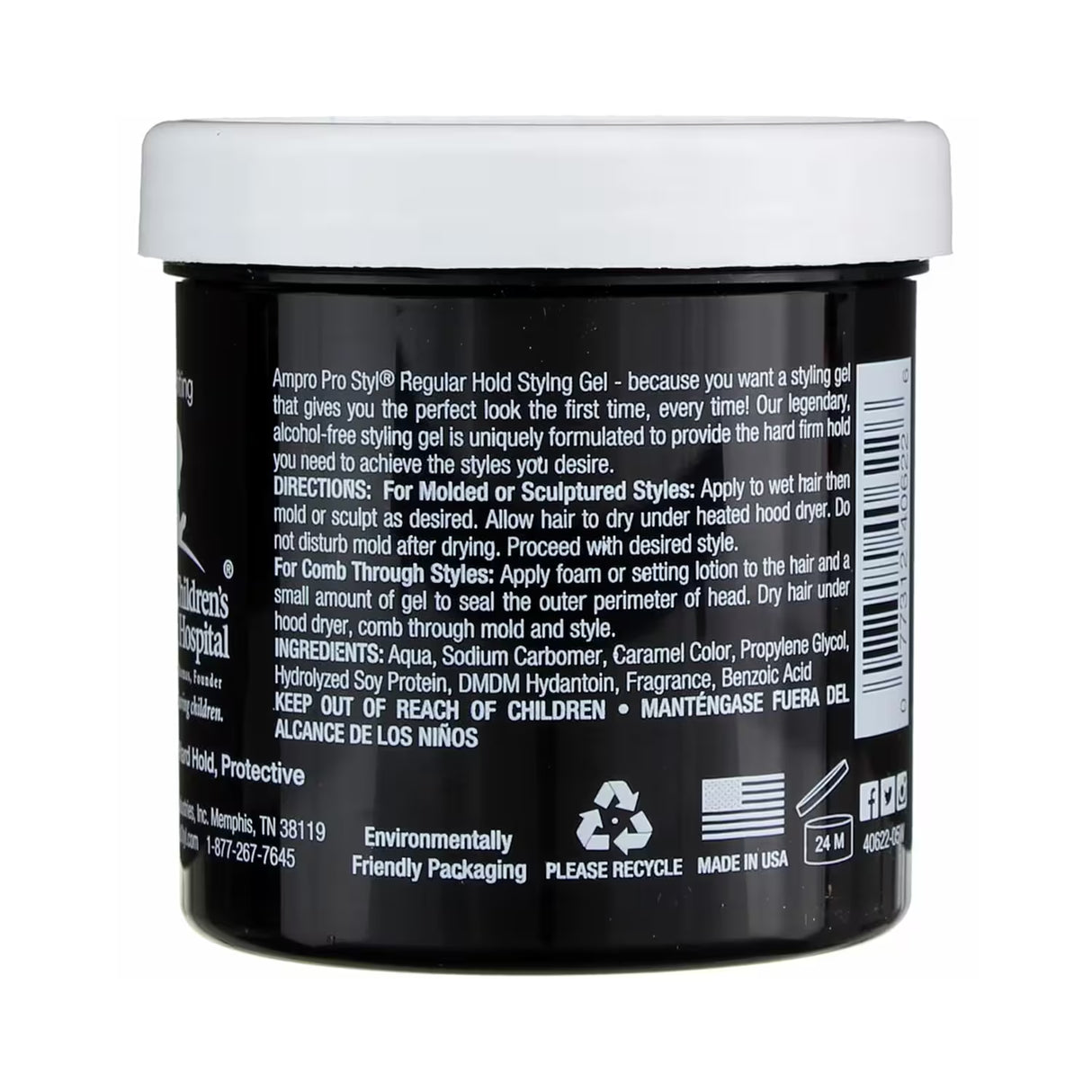 Ampro Pro Style Protein Styling Gel - 6 oz - 12 Pack