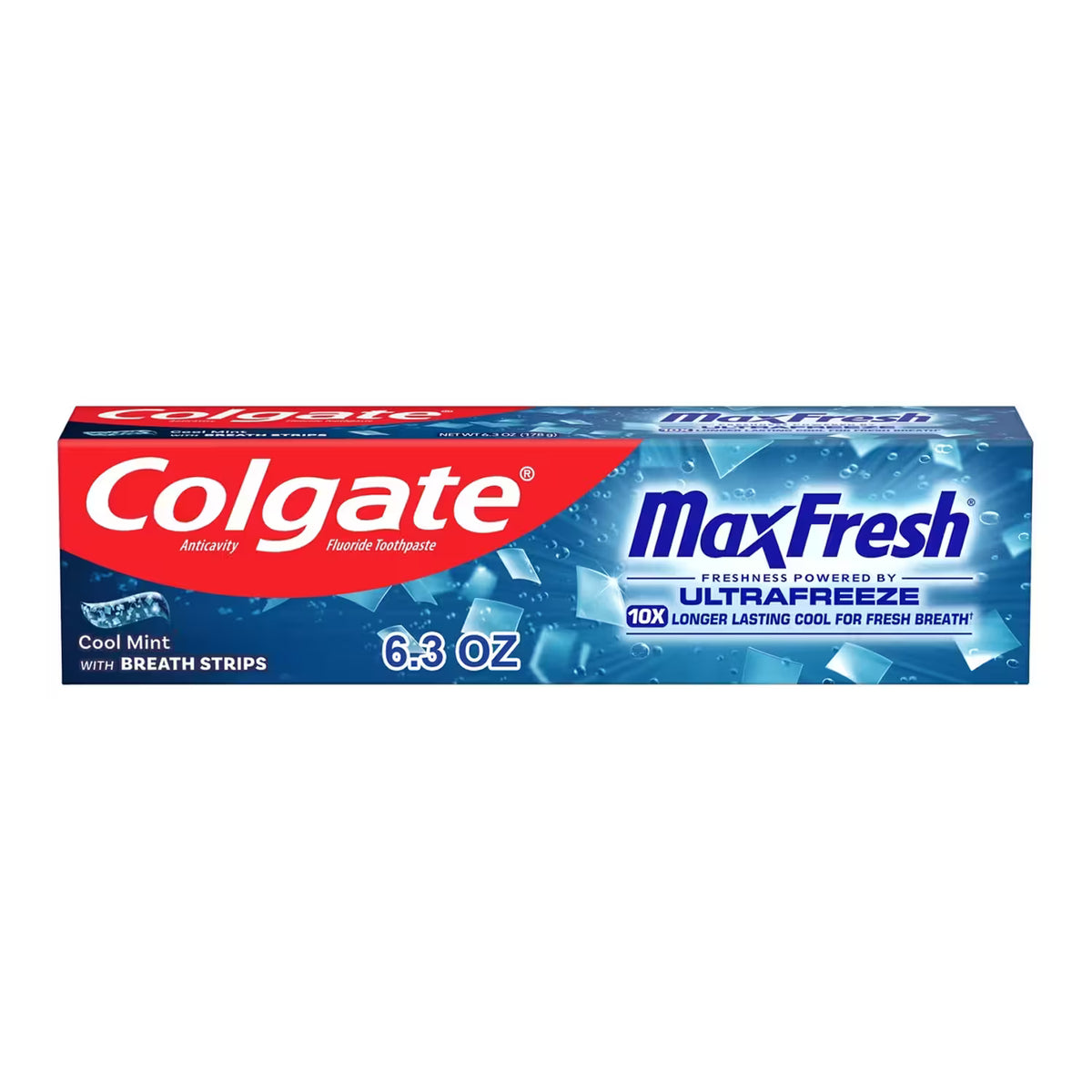 Colgate - Max Fresh with Whitening Breath Strips Cool Mint - 6.3 Oz - 24 Pack