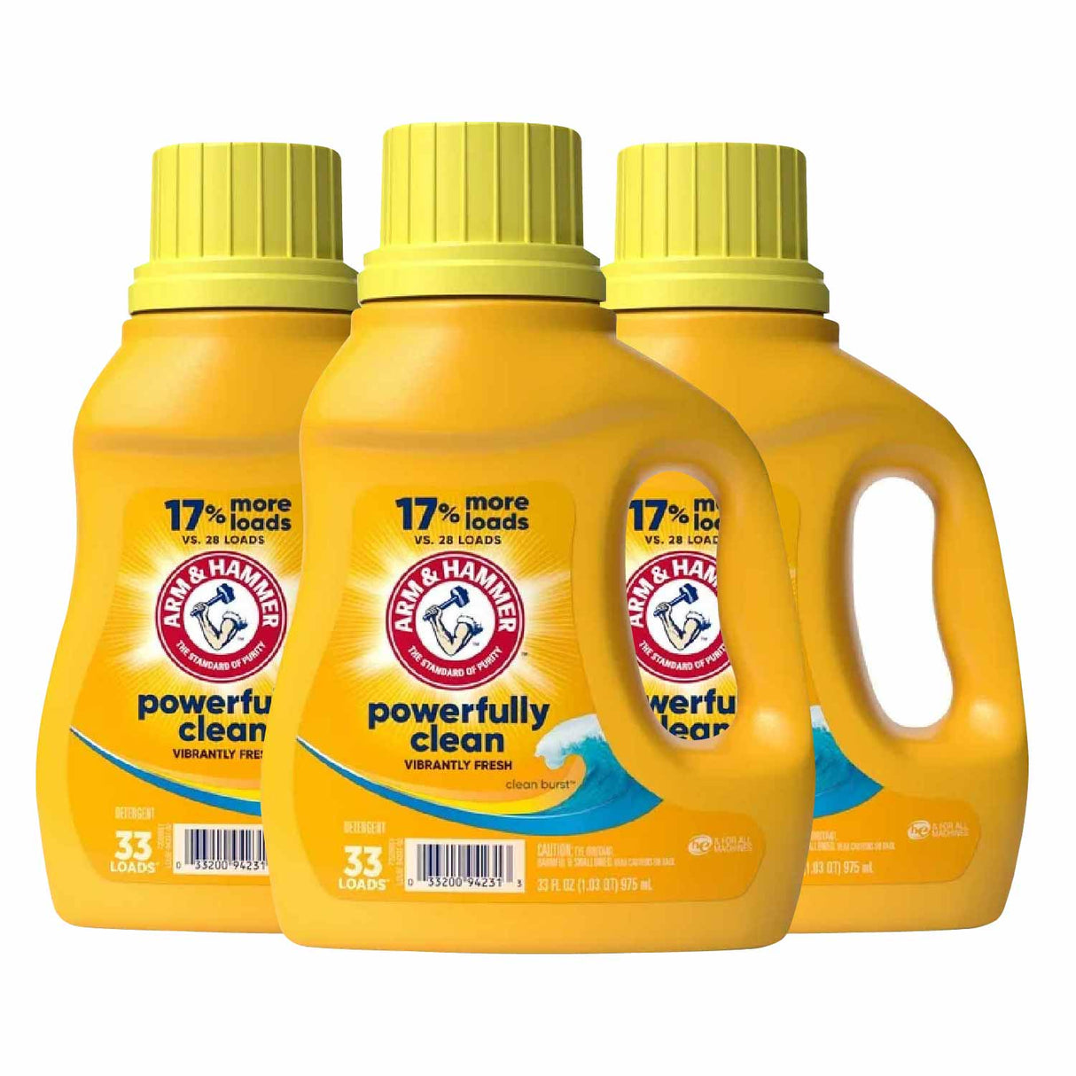Arm & Hammer - Liquid Detergent Clean Blast - 33 Oz - 3 Pack - OPEN BOX