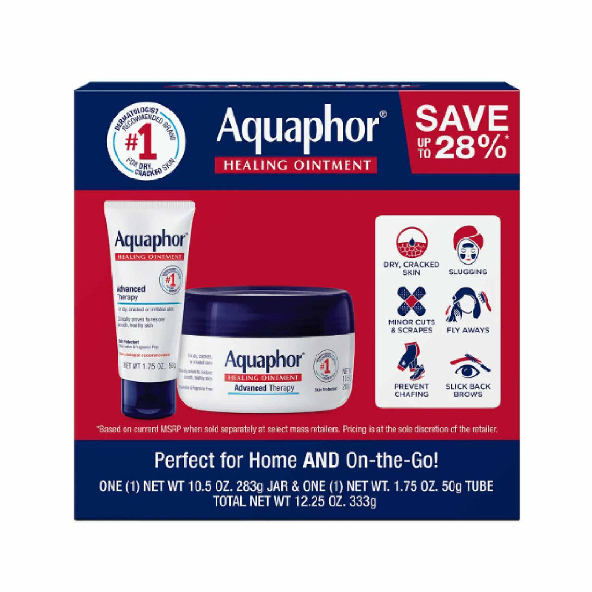Aquaphor - Advanced Therapy Healing Ointment Dual Pack