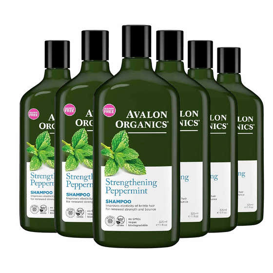 Avalon - Organics Shampoo Strengthening Peppermint  11 Fl. oz - 6 Pack | Avalon Organics - Wholesale