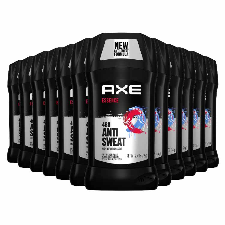 Axe - Essence Invisible Solid Antiperspirant & Deodorant Stick  2.7 oz - 12 Pack