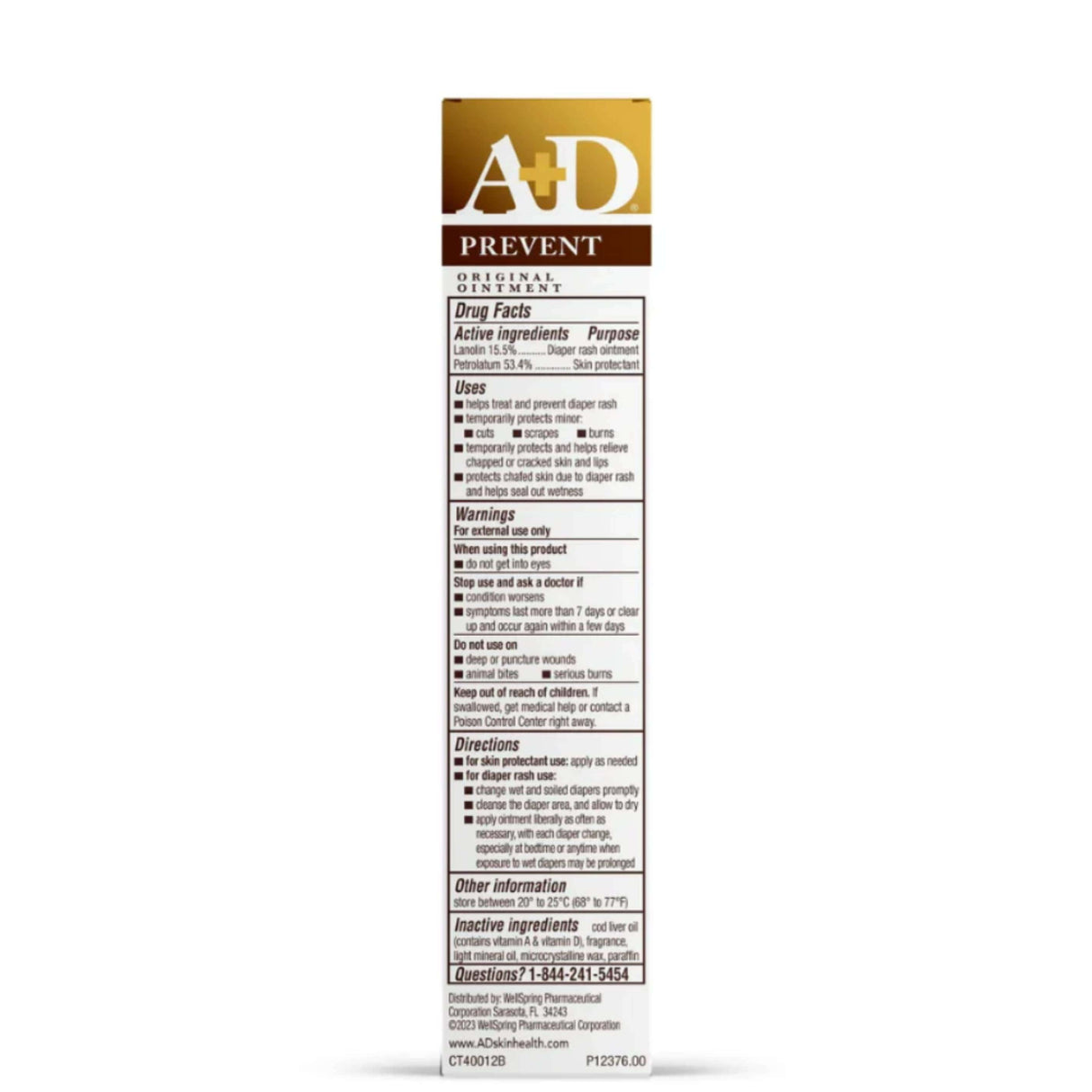 A+D - Original Diaper Rash Ointment - 1.5 Oz - 36 Pack