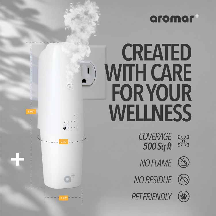 Aromar Plus - Plug In Waterless Diffuser White