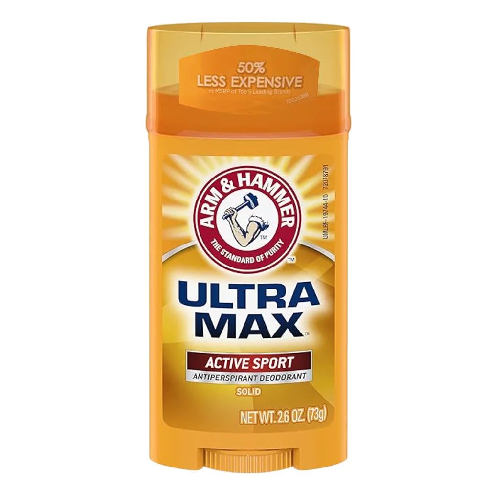 A&H UltraMax Invisible Solid Active Sport, 2.6 oz -240 Pack