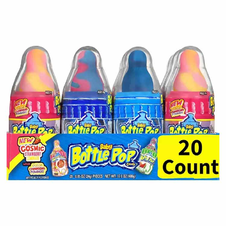 Baby Bottle Pop- Variety Pack Candy - 0.85 Oz - 20 Pack - OPEN BOX