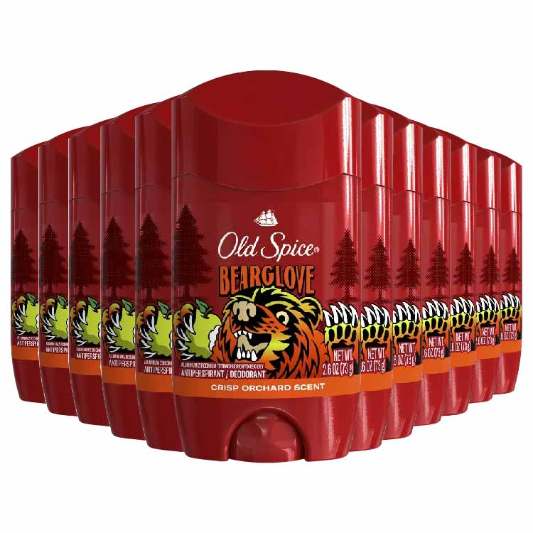 Old Spice - Anti-Perspirant & Deodorant, Wild Collection Bearglove 2.6 oz - 12 Pack