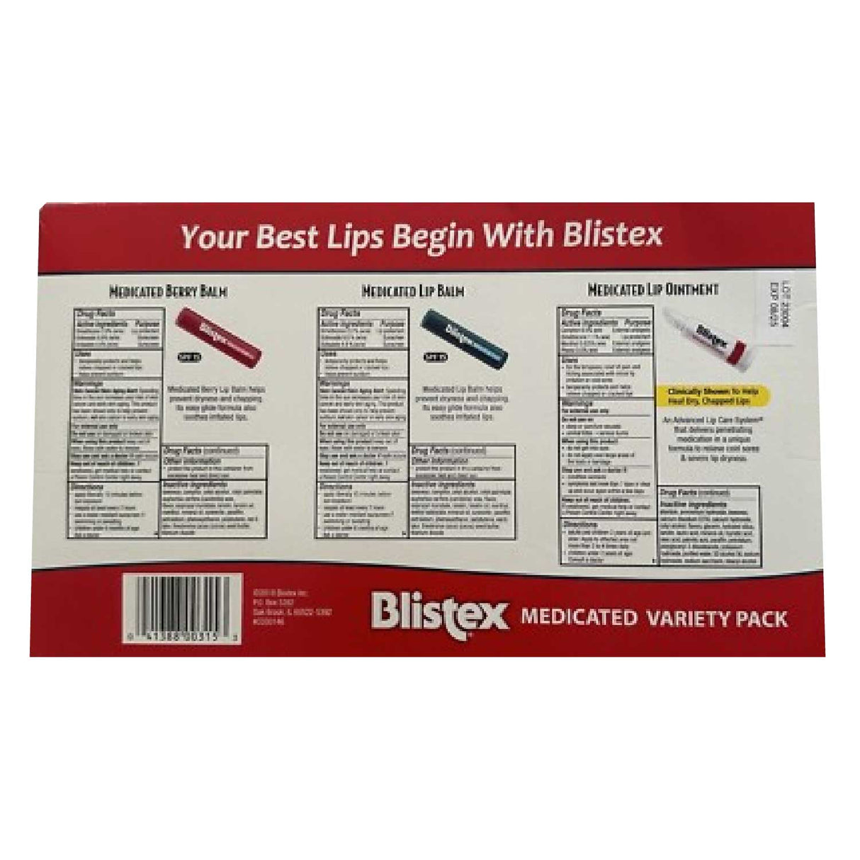 Blistex - Lip Care Variety Pack - 11 Pack