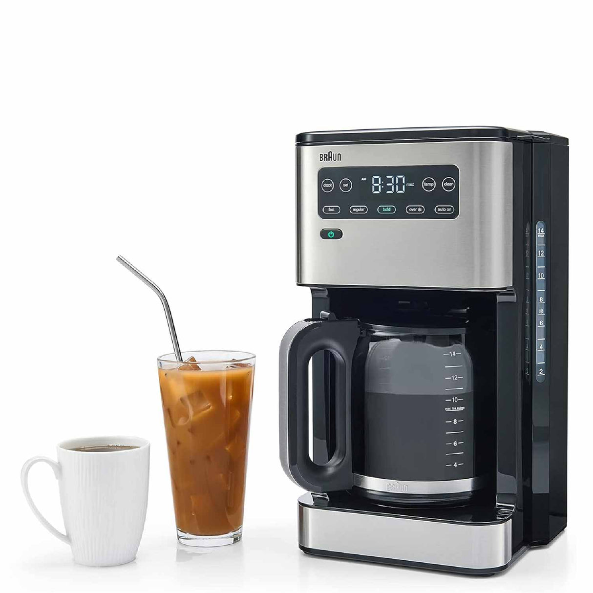 Braun OptiBrew 14 Cup Quick Drip Coffee Maker KF5350BK