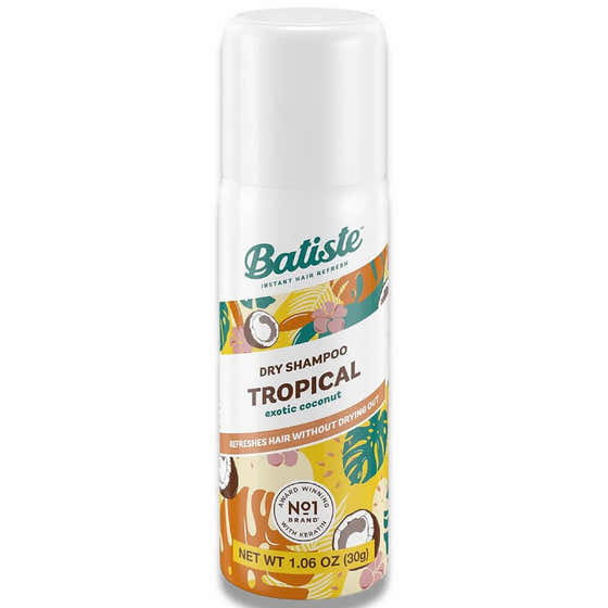 Batiste - Dry Shampoo Tropical exotic Coconut 1.06 oz - Travel Size - OPEN BOX - Batiste Dry Shampoo Tropical Exotic Cocon...