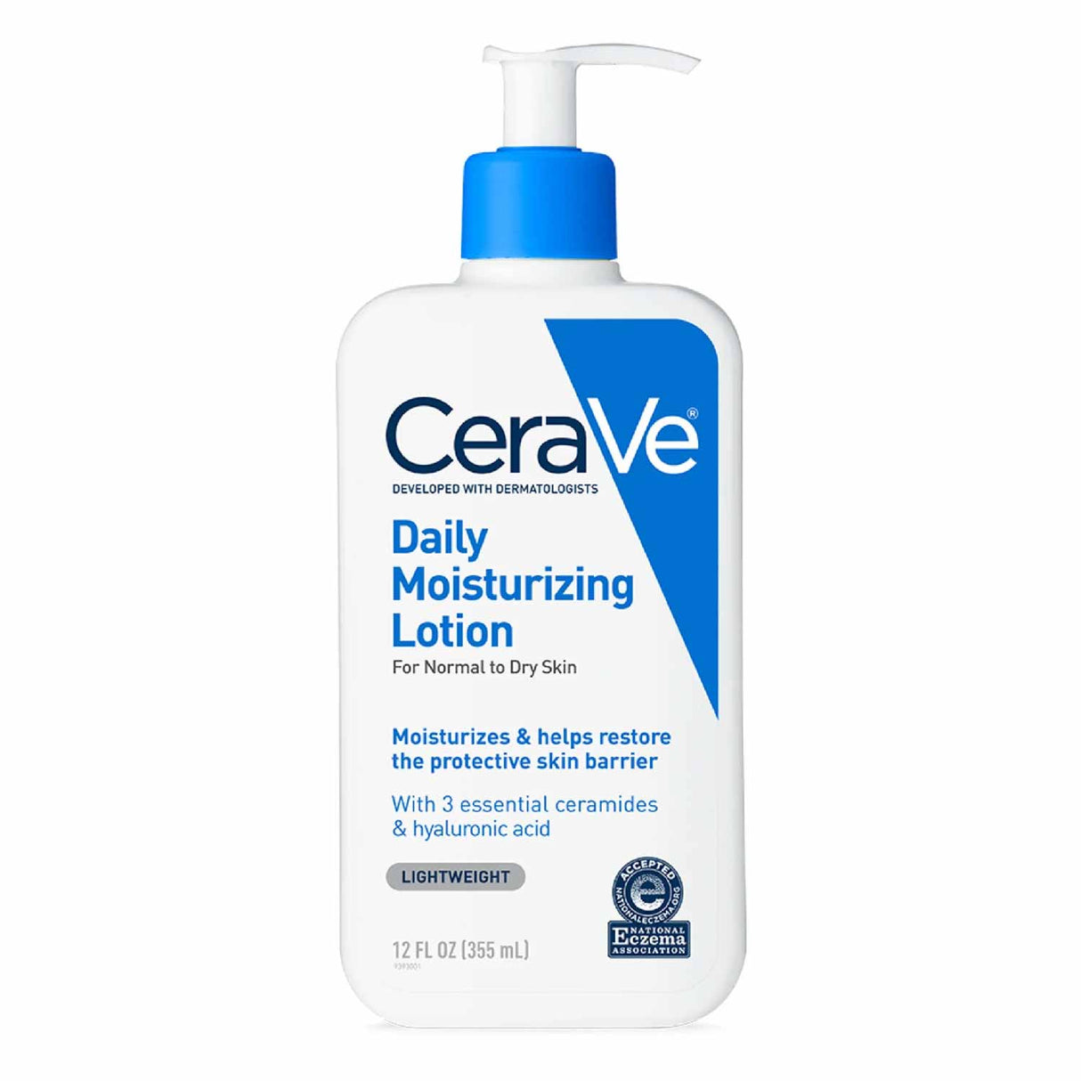 CeraVe Daily Face and Body Moisturizing Lotion for Normal to Dry Skin - Fragrance Free 12 oz - 12 Packs