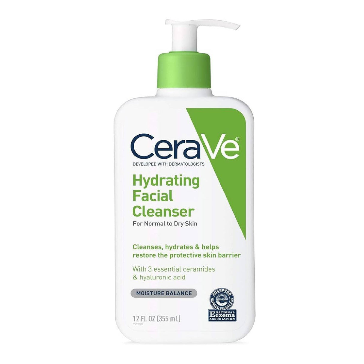 CeraVe - Face Wash Hydrating Facial Cleanser for Normal to Dry Skin 12 oz - 12 Packs