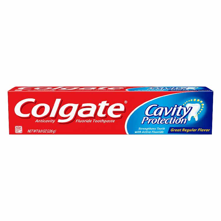 Colgate Cavity Protection with Fluoride Great regular White 8 oz - 24 Pack