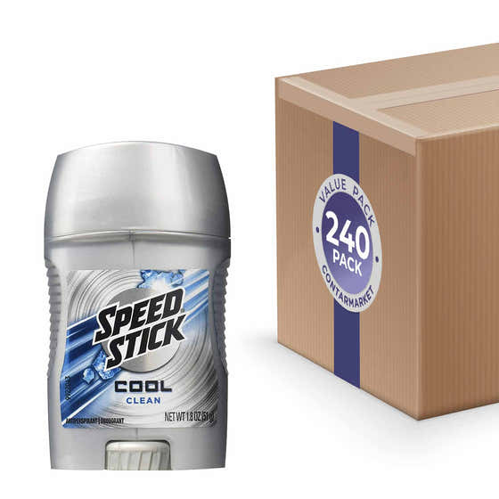 Speed Stick Antiperspirant Deodorant, Cool Clean 1.8 oz - 240 Pack | speed stick - Speed Stick