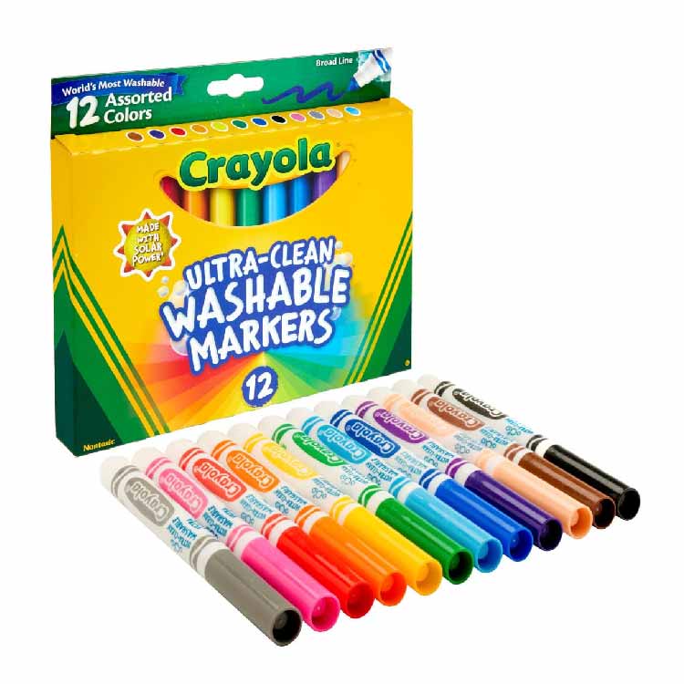 Crayola - Ultra Clean Washable Markers - 12 Ct