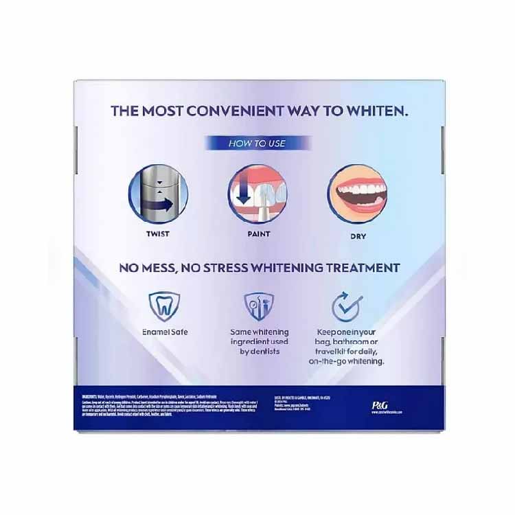 Crest 3DWhite Enamel Safe Teeth Whitening Pens, 0.13 fl. oz., 3 pk.