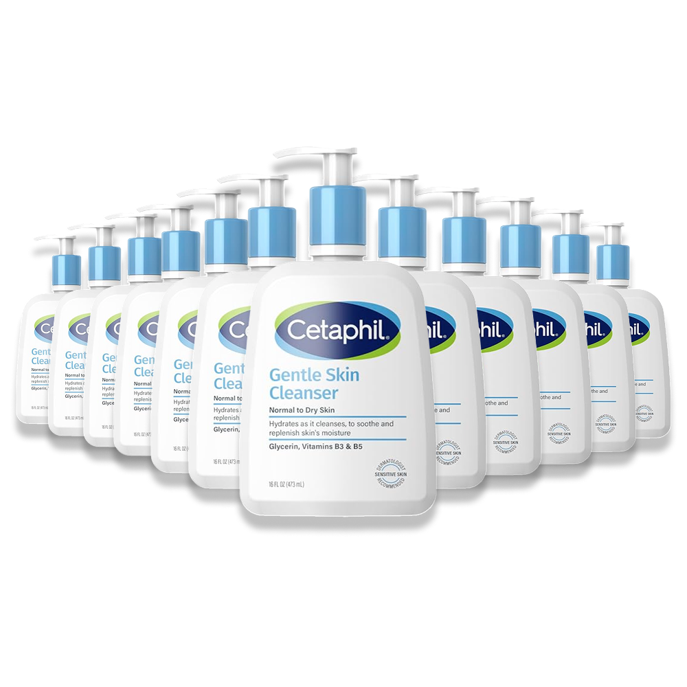 Cetaphil -  Gentle Skin Cleanser 16 oz - 12 Pack