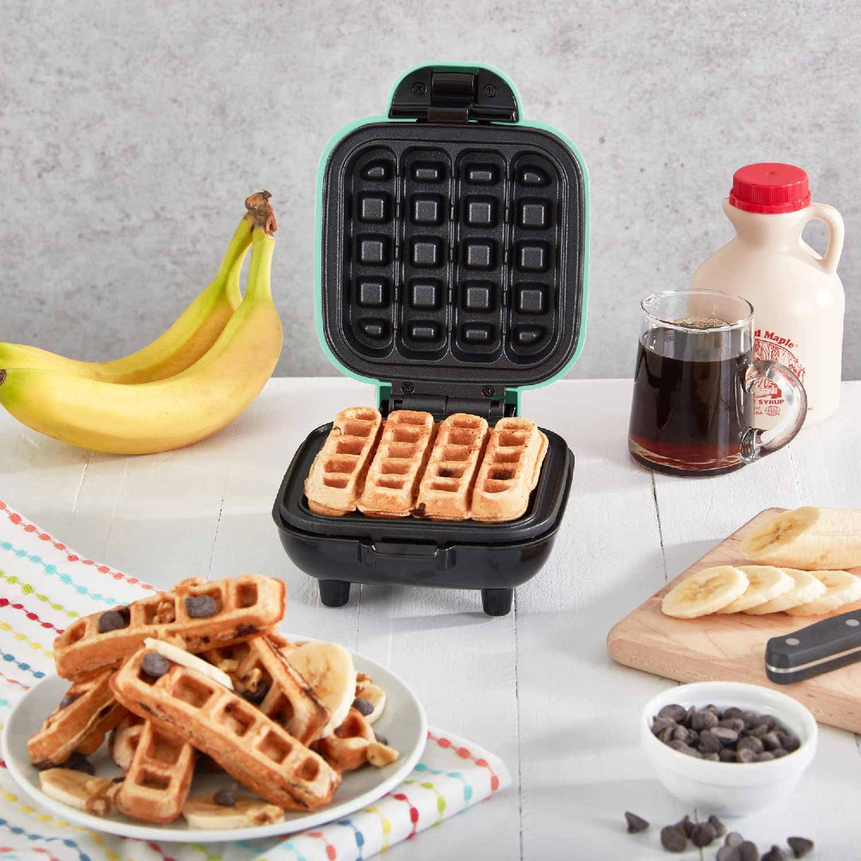 Dash Waffle Stick Maker - Aqua