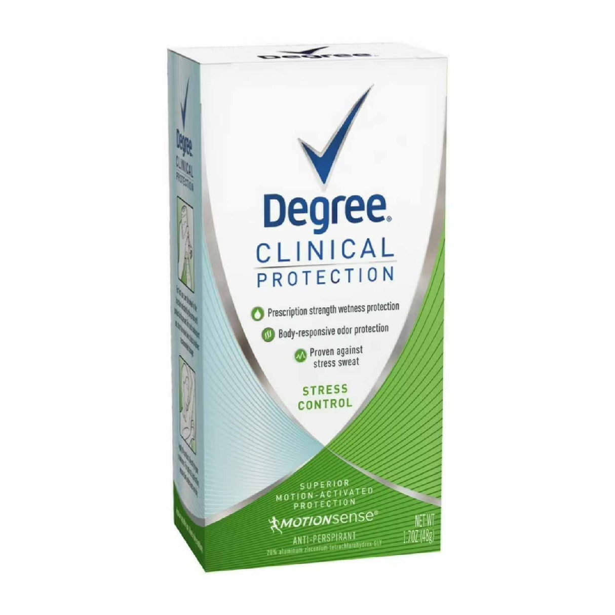 Degree Clinical Protection, Stress Control Deodorant - 1.7 Oz - 24 Pack