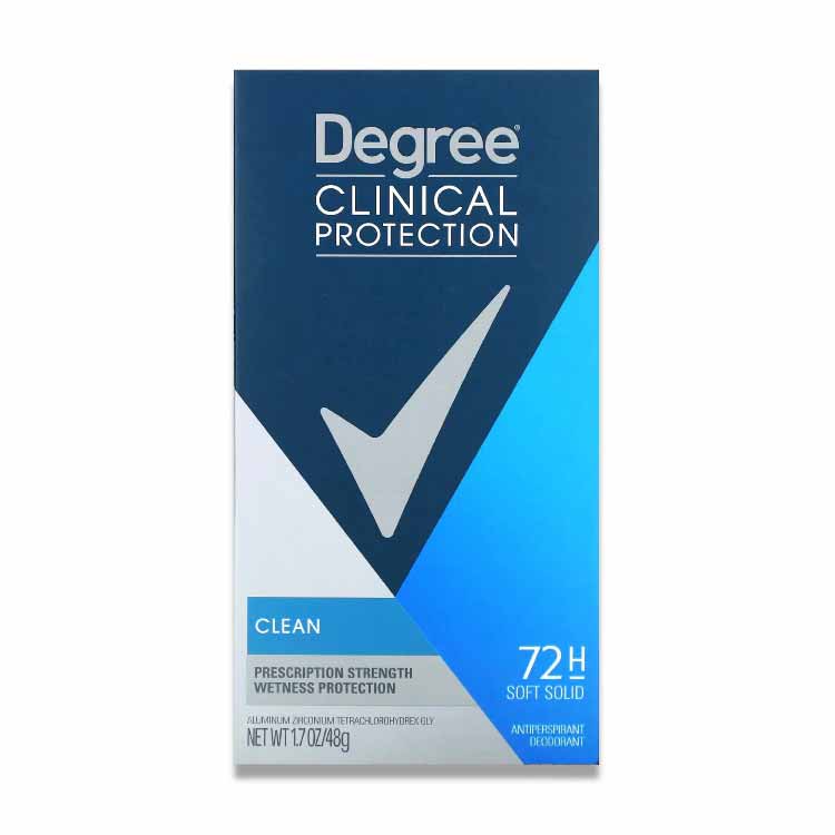 Degree Men Clinical Protection Clean Anti-Perspirant 1.7 Oz - 12  Pack