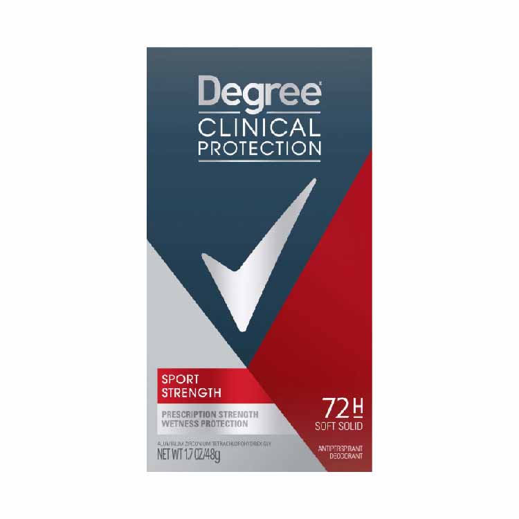 Degree Men Clinical Sport Strength Protection Anti-Perspirant, 1.7 Oz - 24 Pack
