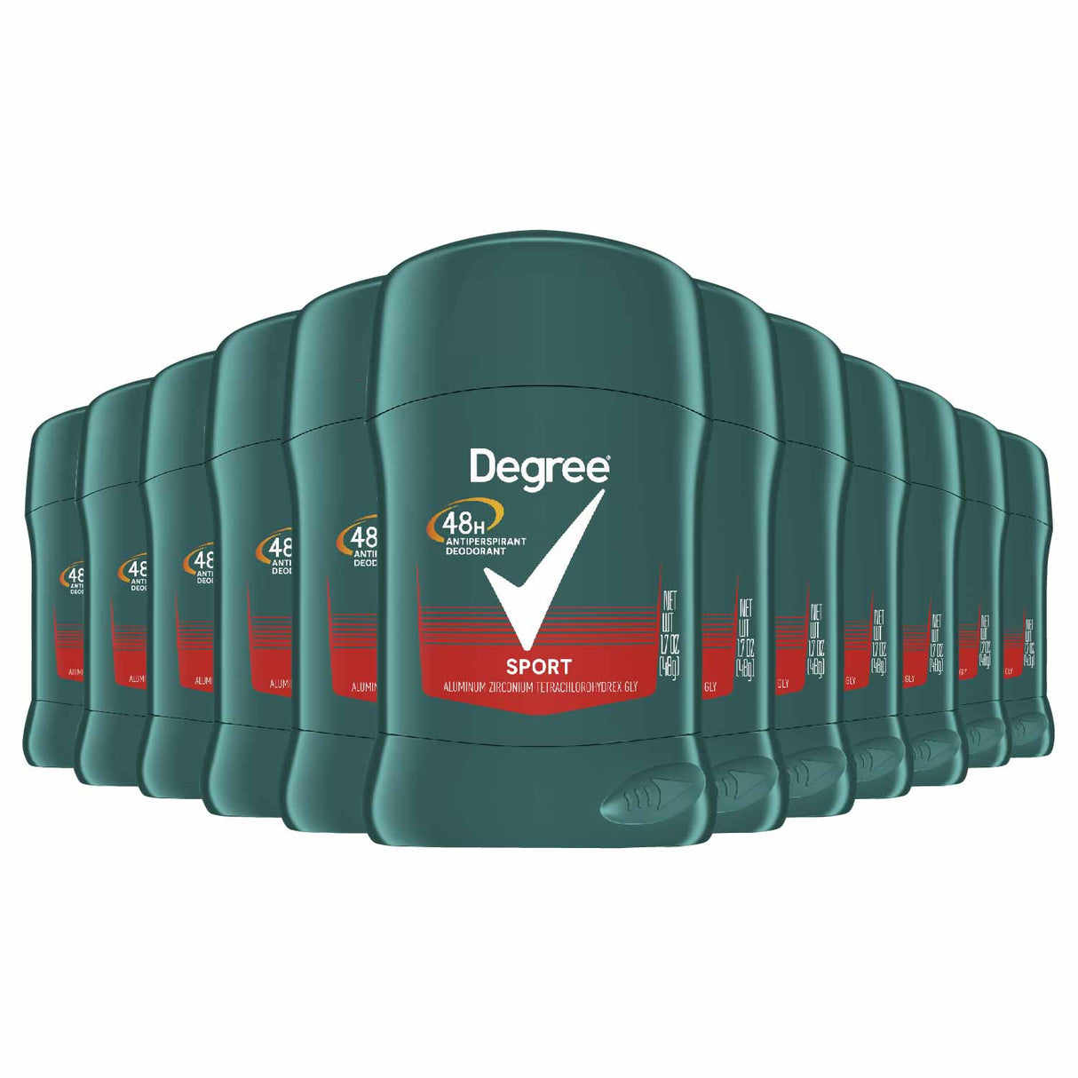 Degree Men Sport Solid Deodorant 1.7 Oz - 12 Pack