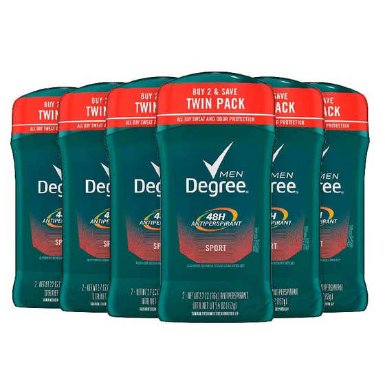Degree Men Sport Antiperspirant Twin Pack  - 2.7 Oz - 6 Pack | Degree - member5%