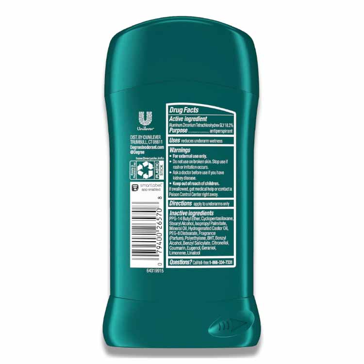 Degree Men Sport Deodorant & Antiperspirant - 2.7 Oz - 12 Pack