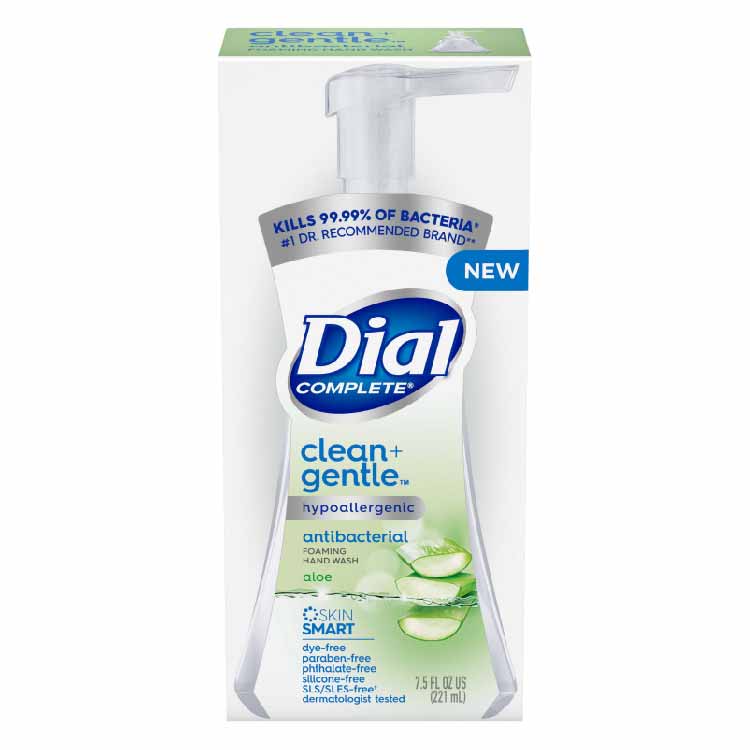 Dial - Aloe Scent Foaming Hand Soap, Pump - 7.5 Oz - 6 Pack