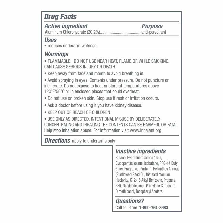 Dove - Clear Finish Antiperspirant Spray - 3 Ct Each