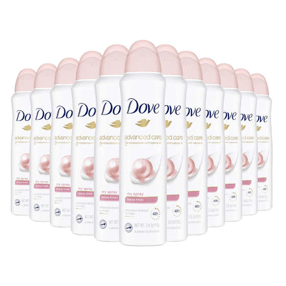Dove Beauty Finish 48-Hour Antiperspirant & Deodorant Dry Spray 3.8oz - 12 Pack | Dove - Dove