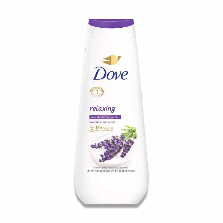 Dove - Body Wash Relaxing Lavender Oil & Chamomile 20 oz - 4 Pack