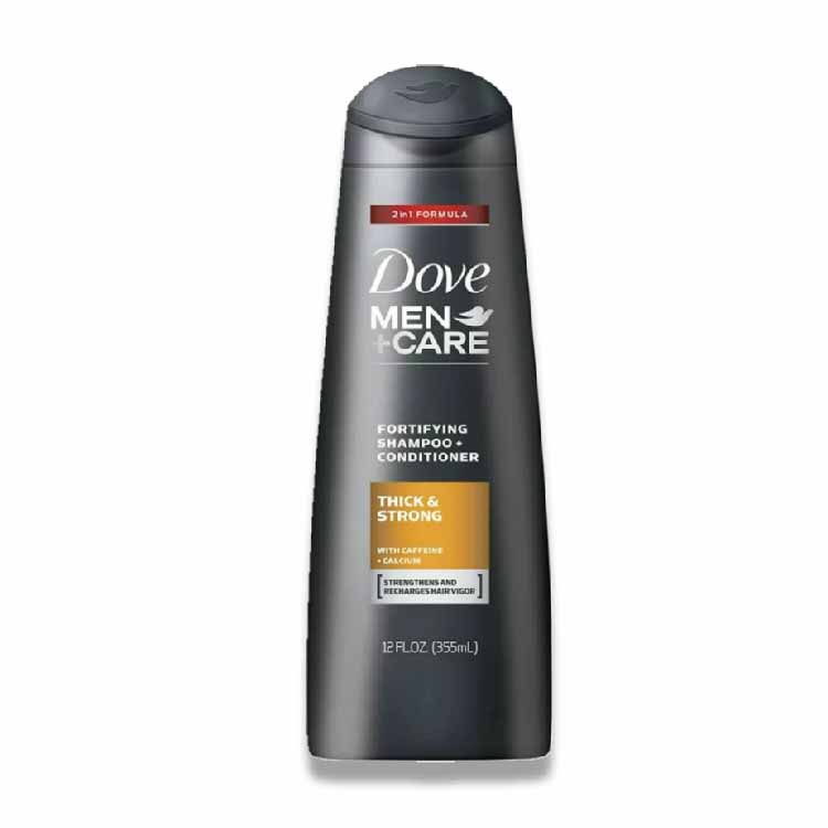 Dove - Men + Care Fortifying Shampoo + Conditioner, Thick & Strong - 12 Oz - 6 Pack