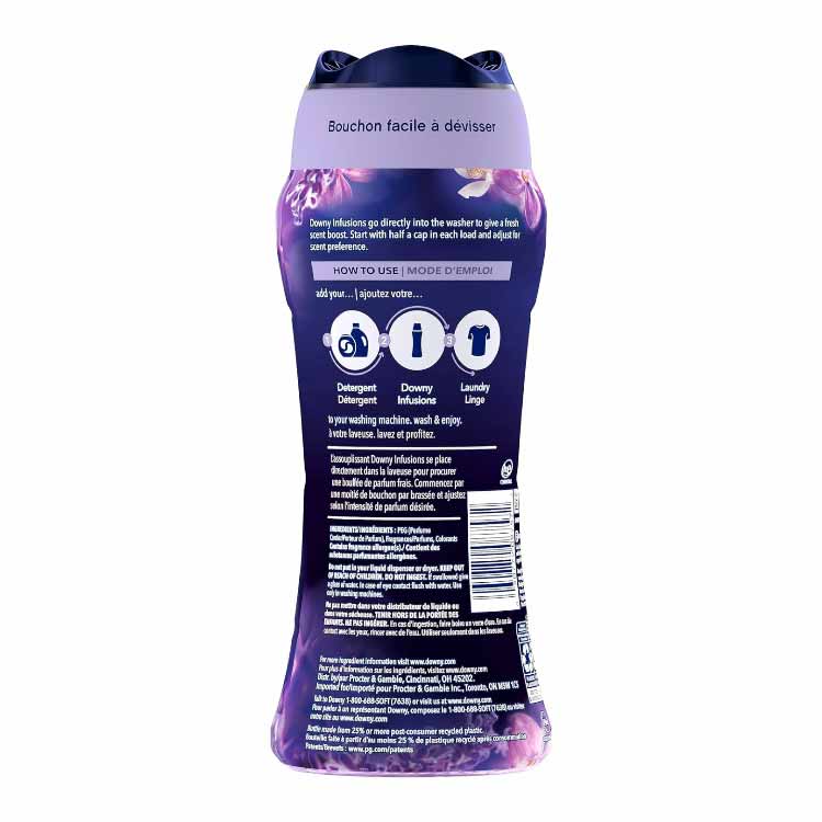 Downy - Infusions In-Wash Laundry Scent Booster Beads, Soothing Lavender and Vanilla Bean 13.4 oz - 4 Pack