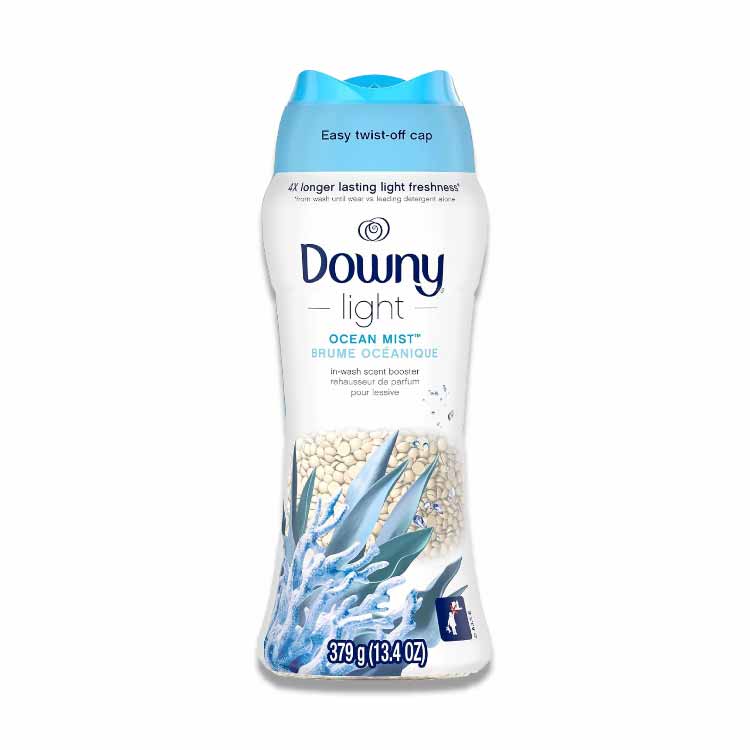 Downy - Light Laundry Scent Booster Beads for Washer, Ocean Mist  13.4 Oz - 4 Pack