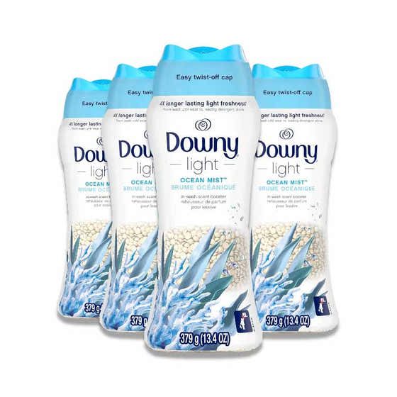 Downy - Light Laundry Scent Booster Beads for Washer, Ocean Mist  13.4 Oz - 4 Pack | Downy - Household - Wholesale